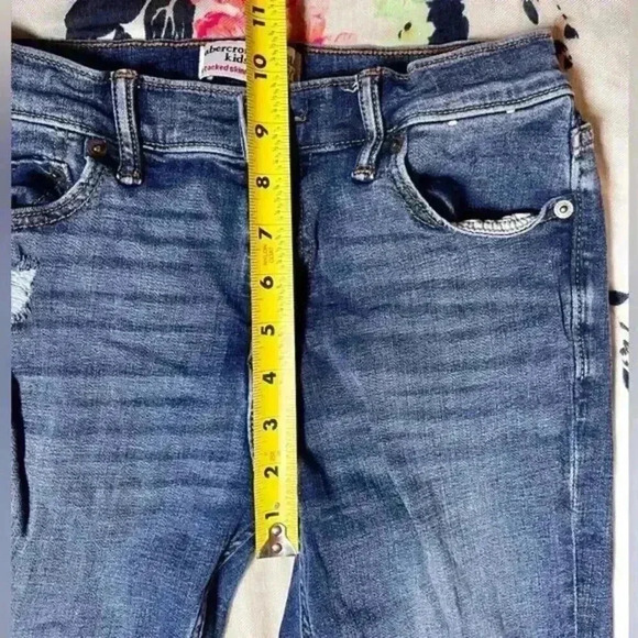 Abercrombie Kids Stacked Skinny Jeans Boys Size‎ 15/16 Slim - Picture 5 of 7